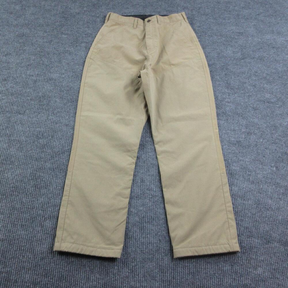 Cabela's Pants Womens 12 Brown Khakis Gore-Tex Nylon Straight Pockets 29x29*